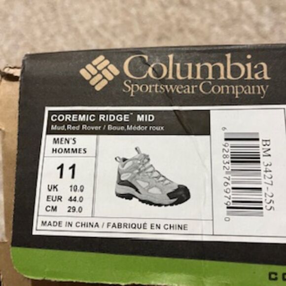 Size: 11 . Mid Hiking & Outdoor Ankle Boots . Coremic Ridge . Columbia main image 7